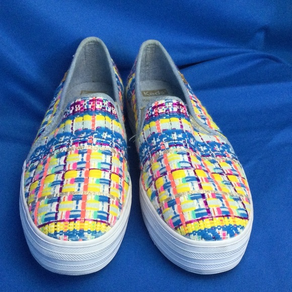 Keds Malhia Kent US 9.5 Slip-on Triple Decker Sneakers Shoes Spring - Picture 2 of 10